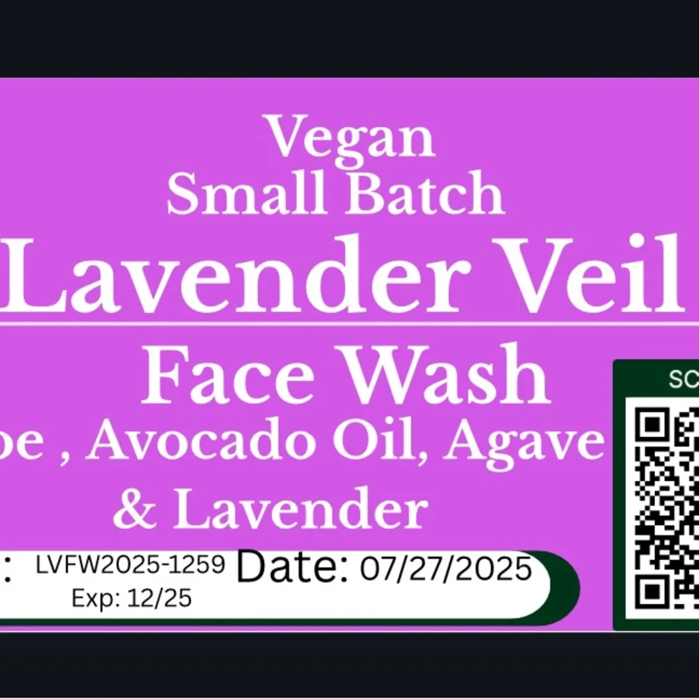Lavender Veil – Aloe Face Wash | 15-Count Cotton Pad Jar - Picture 3 of 3